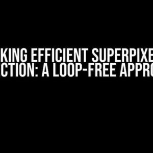 Unlocking Efficient Superpixel Pair Selection: A Loop-Free Approach